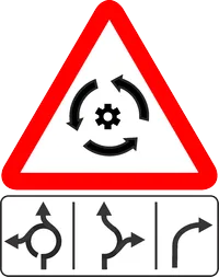 smart roundabout signs